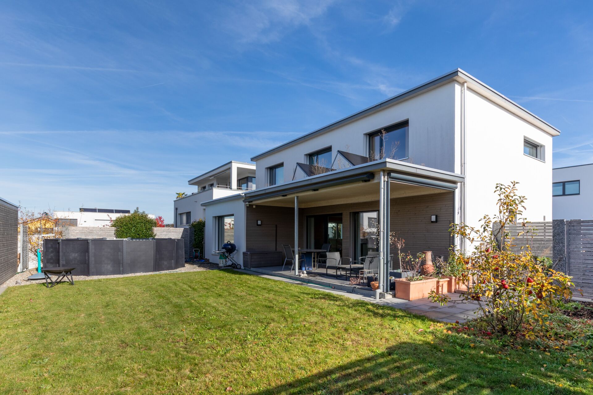 Ein Familienzuhause mit Garten